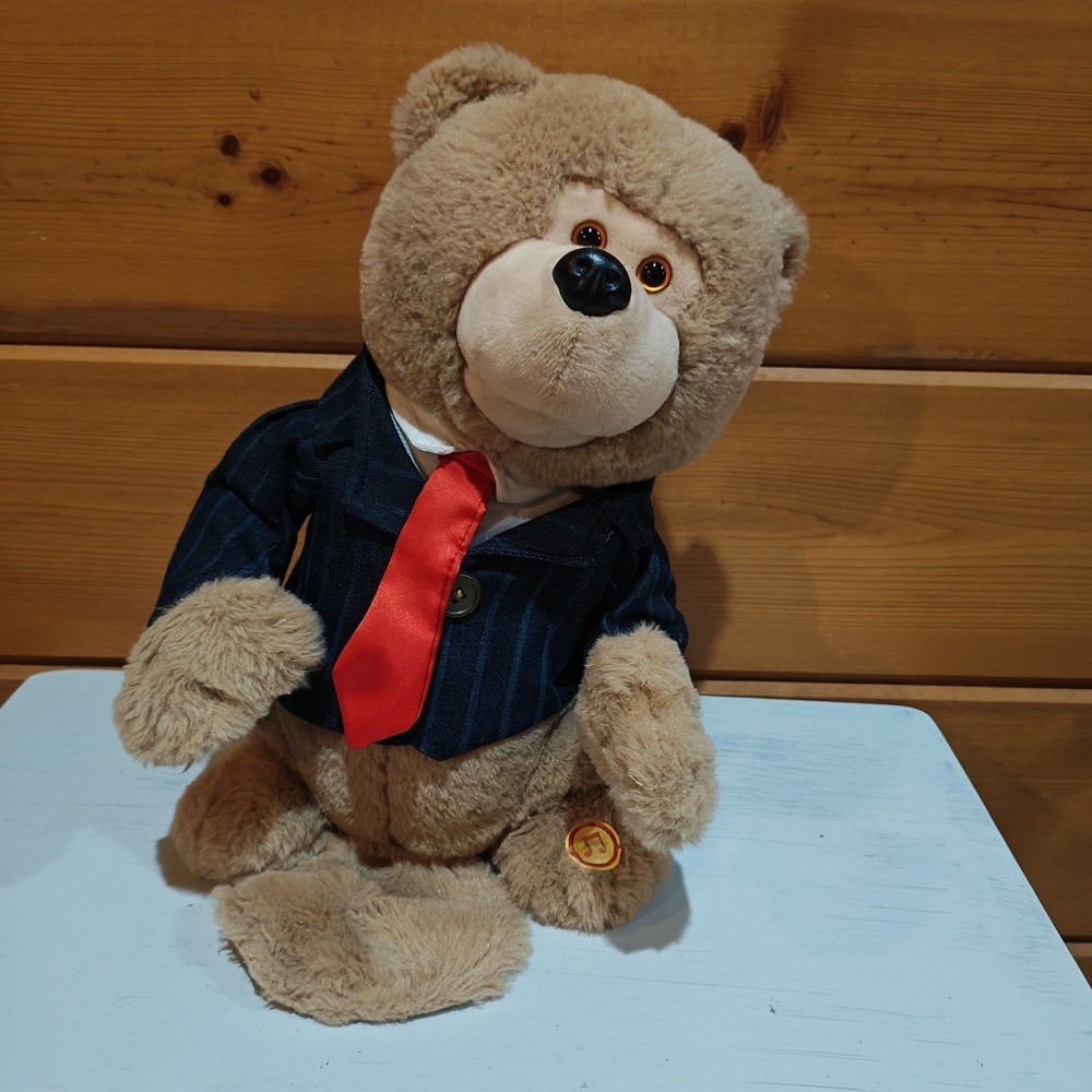 Nika International Bear Animated Singing Plush All My Love Buddy Holiday D32